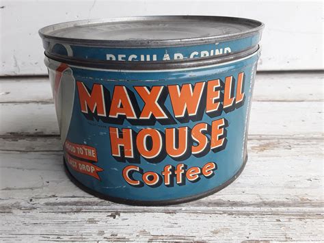 1800 antique metal maxwell house international cafe drink container|uses for maxwell house international cafe coffee conatiners.